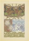 ALPHONSE MUCHA. DOCUMENTS DECORATIFS. 1902. Complete portfolio with 72 plates and introduction. Each plate approximately 18x13 inches,